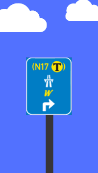 k53 route marker signs
